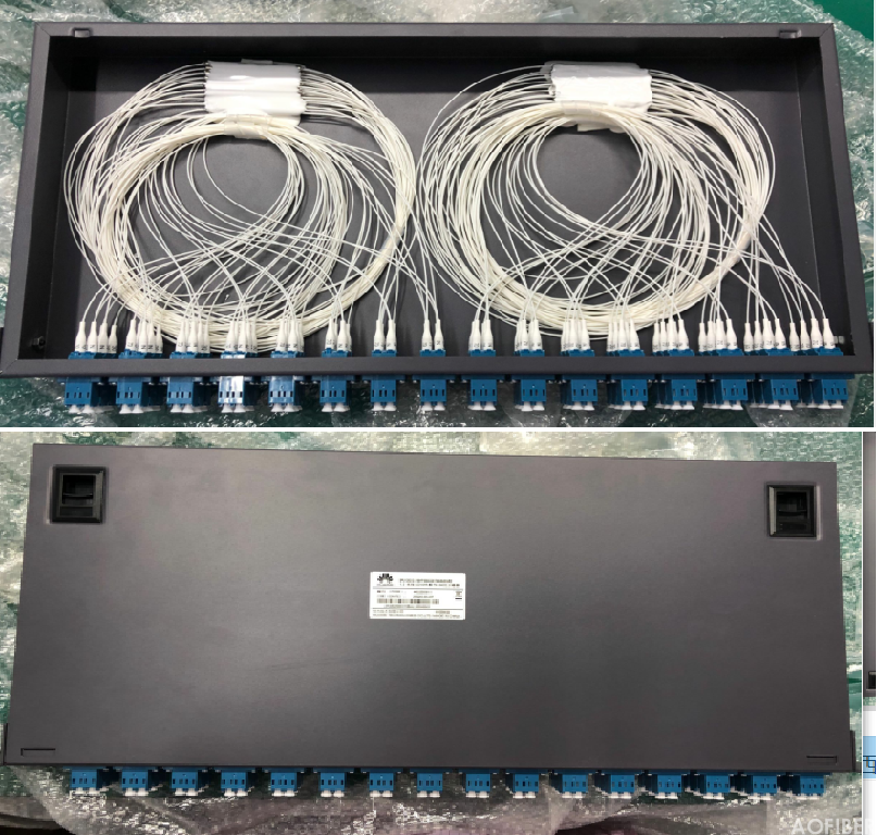 Single/multi-mode tapered 1U rack (96 ports)(图1)